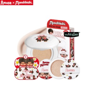 AMUSE Ceramic Skin Perfector Cushion MONCHHICHI EDITION - glow