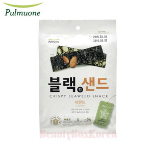 PULMUONE Crispy Seaweed Snack Almond 20g,PULMUONE