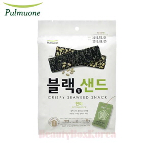 PULMUONE Crispy Seaweed Snack Brown Rice 20g,PULMUONE