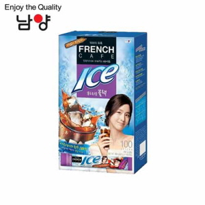 NAMYANG French Cafe Coffee Mix Ice Mild Black 6.3g x 100 Sticks,NAM YANG