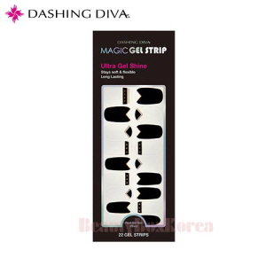 DASHING DIVA Magic Gel Strip DGST 27 Black Desire 1 Set,DASHING DIVA