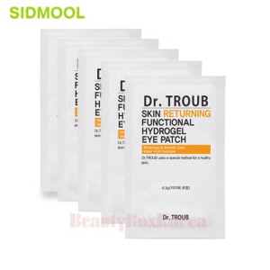 SIDMOOL Dr. Troub Skin Returning Functional Hydrogel Eye Patch 4.5g*5ea,SIDMOOL