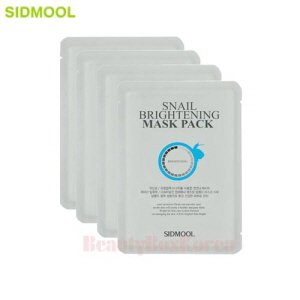 SIDMOOL Snail Brightening Mask Pack 20g*10ea,SIDMOOL