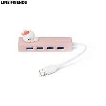 LINE FRIENDS Mini Figure USB 3.0 Hub 1ea