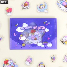 BT21 Baby Flake Sticker Pack Dream 1ea [BT21 X MONOPOLY]