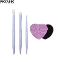 PICCASSO COLLEZIONI Purple Edition Eyeshadow Brush Set 4items [Limited Edition]