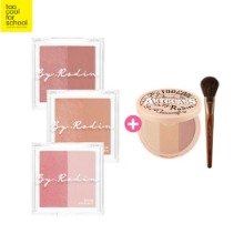TOO COOL FOR SCHOOL Blush Beam Duo + Highlighter + All Over Brush Set 3items