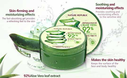 NATUREREPUBLIC Soothing and Vera 92% Soothing Gel 300ml | Best Price and Fast Shipping from Beauty Box