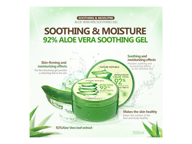 NATURE REPUBLIC Soothing & Aloe Vera Soothing Gel 300ml [WS] | Best Price and Fast Shipping from Beauty Box