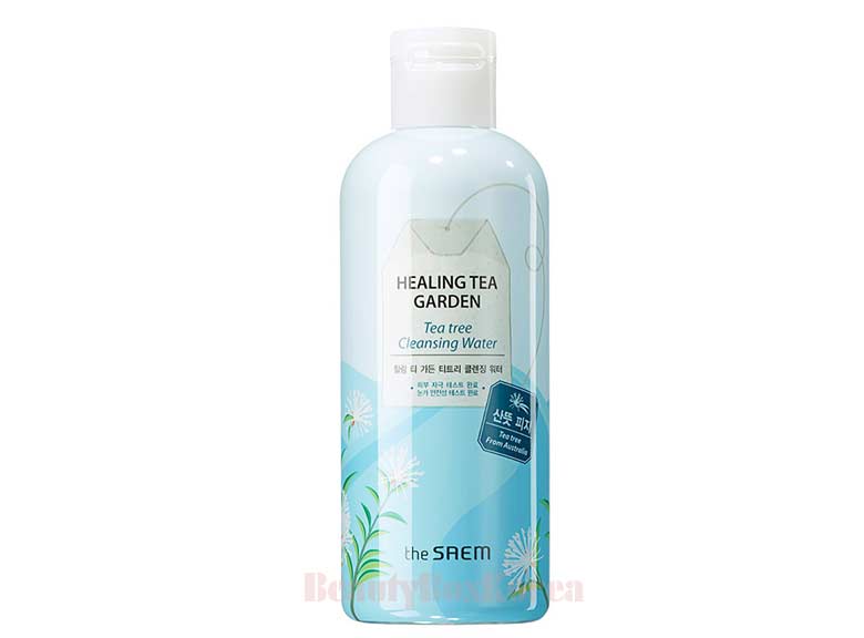 THE SAEM Healing Tea Garden Tea tree Cleansing Water 300ml | Best Price and  Fast Shipping from Beauty Box Korea