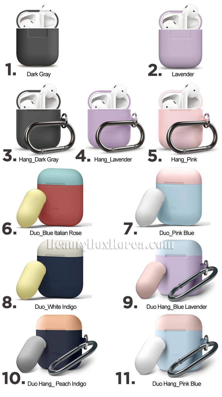 ELAGO AirPods Case 1ea | Best Price and Fast Shipping from Beauty Box Korea