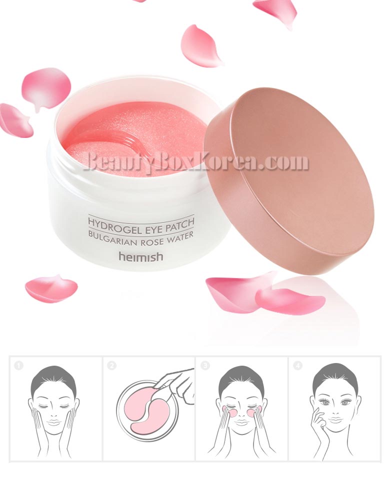 HEIMISH Bulgarian Rose Water Hydrogel Eye Patch 60ea | Best Price and Fast  Shipping from Beauty Box Korea
