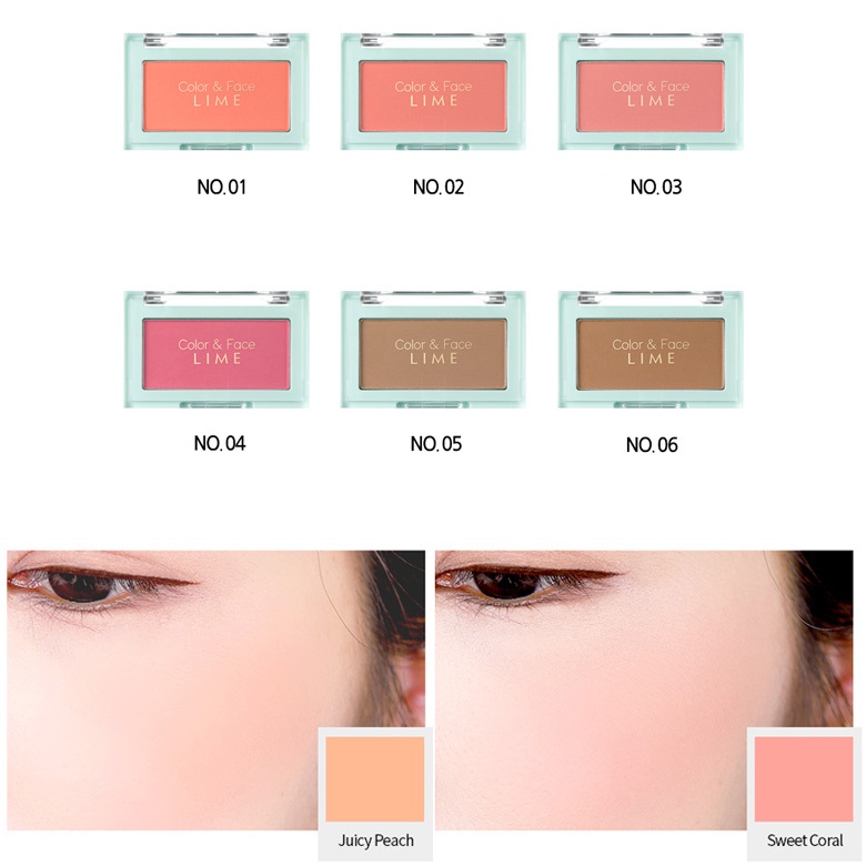 LIME Color & Face Single Blusher 4.5g | Best Price and Fast Shipping ...