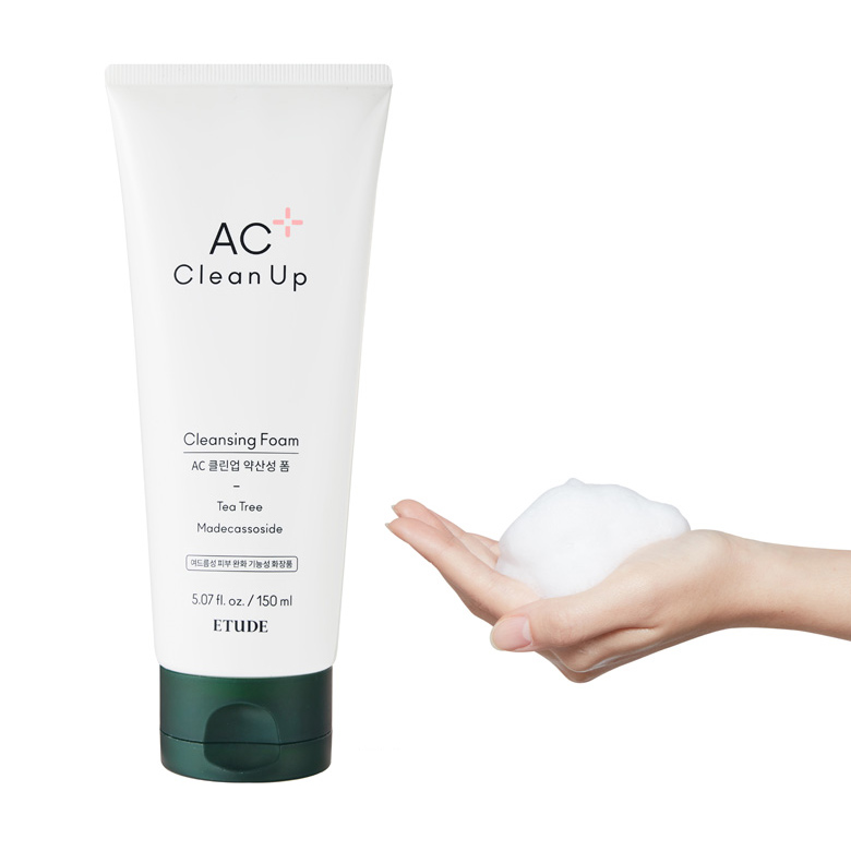 ETUDE HOUSE AC Clean Up Cleansing Foam 150ml Available Now At Beauty Box  Korea