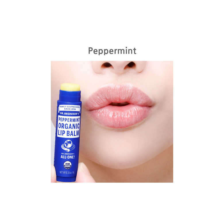 DR. BRONNER'S Organic Lip Balm 4g | Best Price and Fast Shipping from  Beauty Box Korea