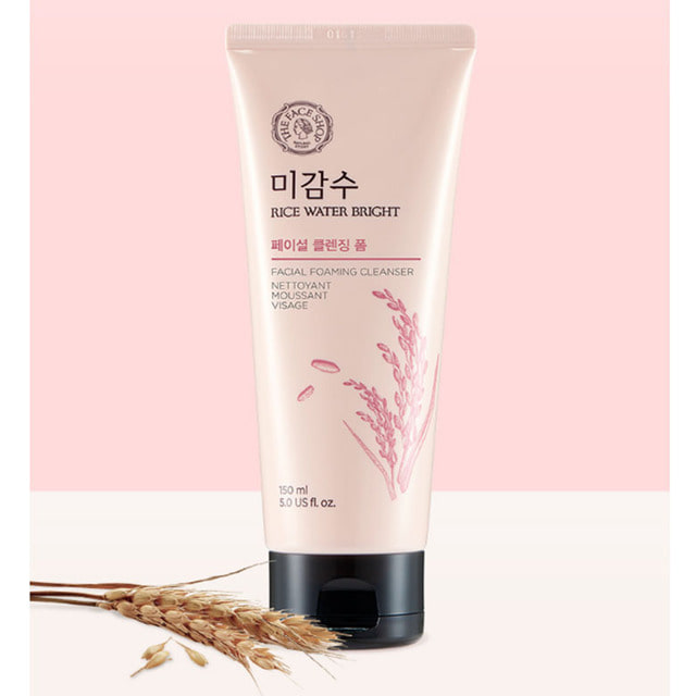 THE FACE SHOP Rice Water Bright Cleansing Foam 150ml | Best Price and Fast  Shipping from Beauty Box Korea