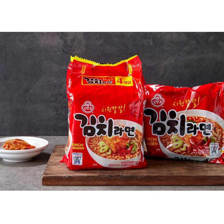 OTTOGI Kimchi Ramen 120g*4ea | Best Price and Fast Shipping from Beauty Box  Korea