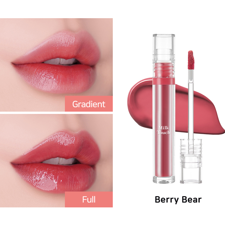 MILK TOUCH Glossy Jelly-O Lip Tint 3.5g available now at Beauty Box Korea