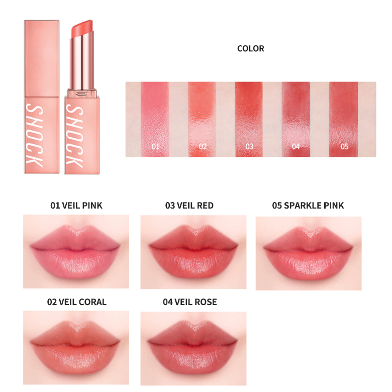 TONYMOLY The Shocking Tinted Lip Balm 3.3g | Best Price and Fast Shipping  from Beauty Box Korea