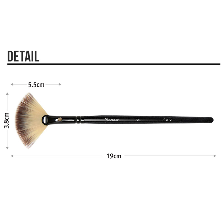 Buy Piccasso #723 Fan Brush Highlight Brush here at 70% discount! Branded  makeup brushes at outlet prices. Worldwide shipping in 7 working days! –  Pony Brushes