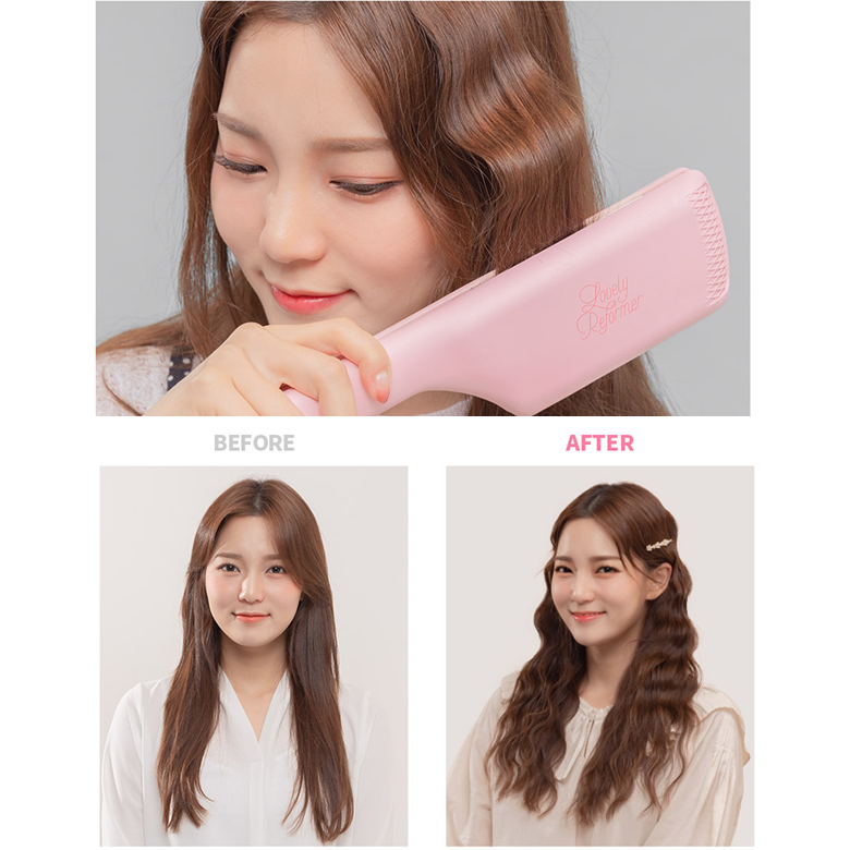 VODANA Triple Flow Wave Iron 32mm #Pink Vanilla 1ea available now at Beauty  Box Korea