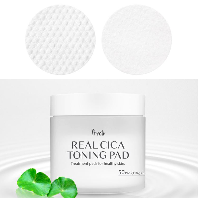 PRRETI Real Cica Toning Pad 50pads/110g | Best Price and Fast Shipping from  Beauty Box Korea