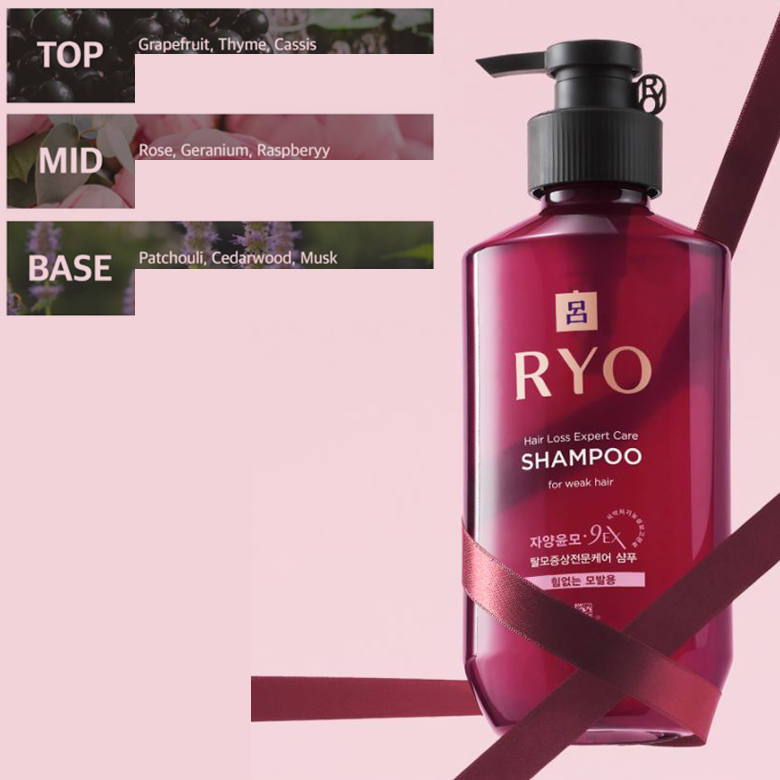 RYO Jayangyunmo 9EX Hair Loss Expert Care Shampoo For Weak Hair 400ml |  Best Price and Fast Shipping from Beauty Box Korea