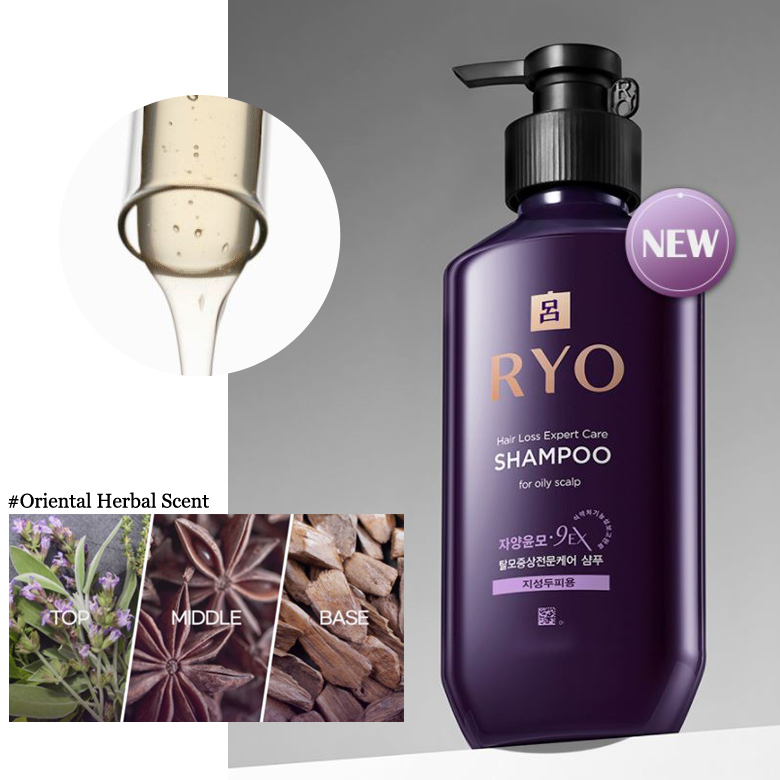 RYO Jayangyunmo 9EX Hair Loss Expert Care Shampoo 400ml (3types) | Best  Price and Fast Shipping from Beauty Box Korea
