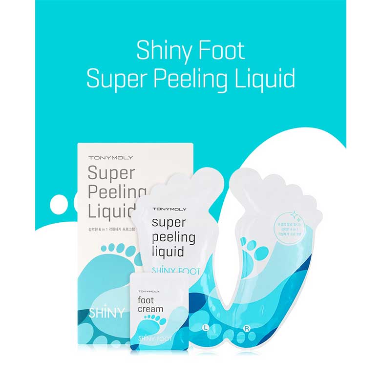 TONYMOLY Shiny Foot Super Peeling Liquid 25ml*2 | Best Price and Fast  Shipping from Beauty Box Korea
