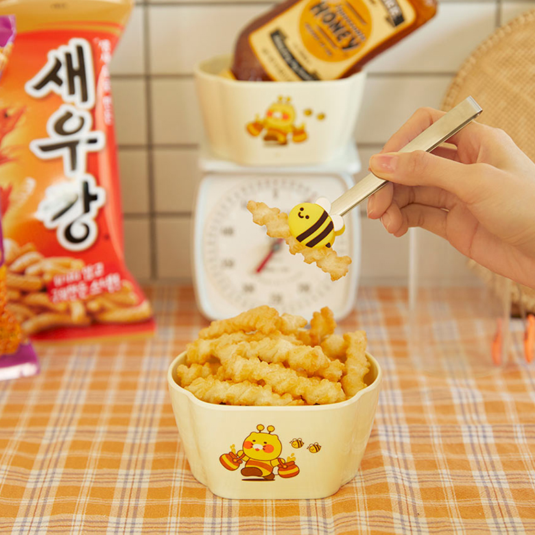 KAKAO FRIENDS Snack Bowl & Tong Set 2items [Nongshim X Kakao friends] |  Best Price and Fast Shipping from Beauty Box Korea