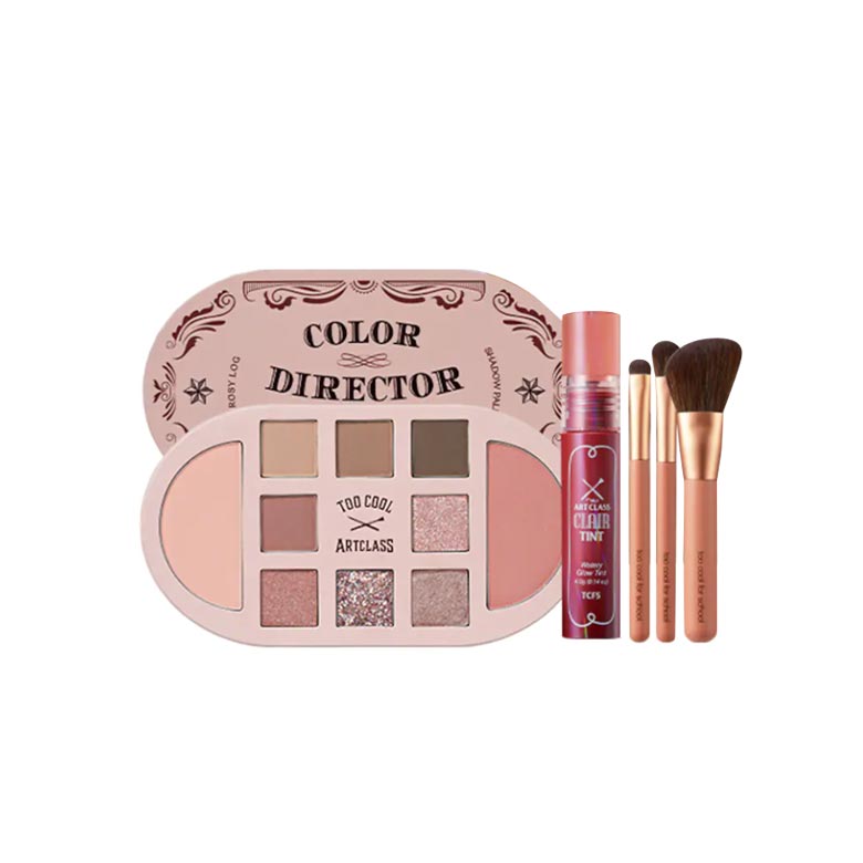 TOO COOL FOR SCHOOL Art Class Color Director Multi-Mood Palette with Tint &  Brush Kit 5items | Best Price and Fast Shipping from Beauty Box Korea