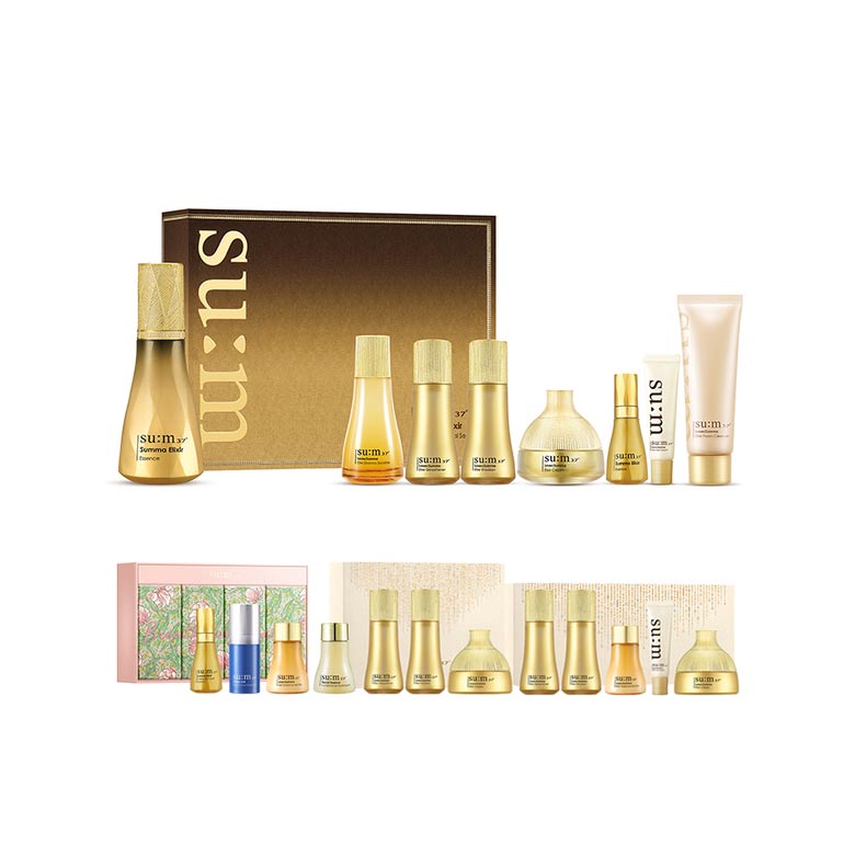 SU:M37 Summa Elixir Essence Special Gift Set 20items available now at  Beauty Box Korea