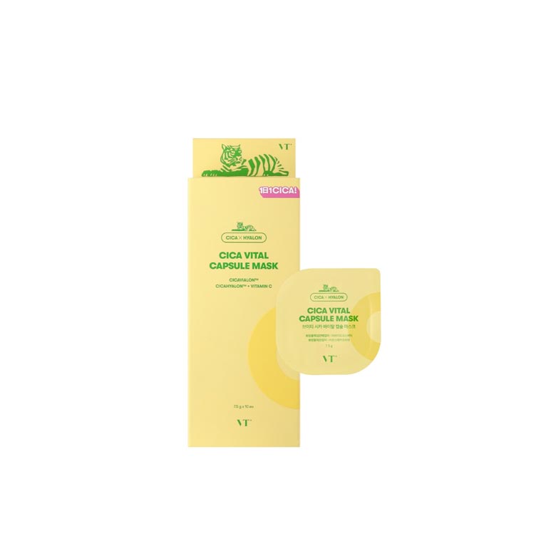 VT Cica Vital Capsule Mask 7.5g*10ea | Best Price and Fast Shipping from  Beauty Box Korea