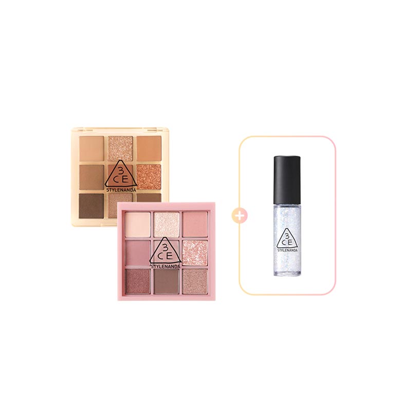 3CE Multi Eye Color Palette Set 2items Best Price and Fast Shipping from  Beauty Box Korea
