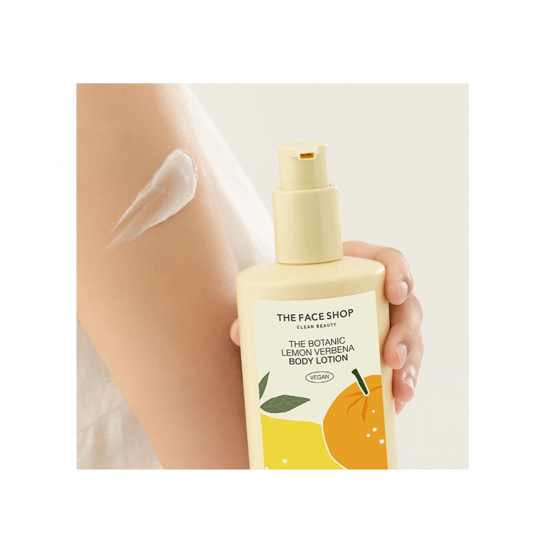 THE FACE SHOP The Botanic Lemon Verbena Body Lotion/Wash 350ml Best Price  and Fast Shipping from Beauty Box Korea