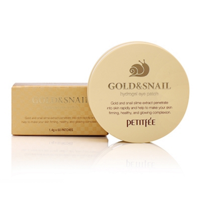 Own label brand, [PETITFEE] Gold &amp; Snail Hydrogel Eye Patch 1.4g * 60pcs (Weight : 189g)