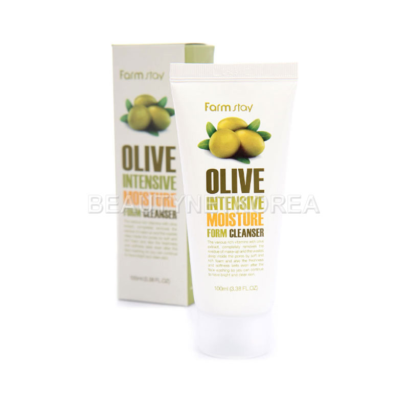 Own label brand, [FARM STAY] Olive Intensive Moisture Foam Cleanser 100ml Free Shipping