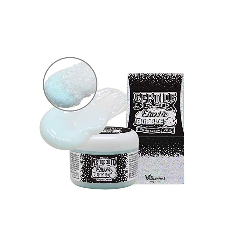 Own label brand, [ELIZAVECCA] Peptide 3D Fix Elastic Bubble Facial Cream 100g Free Shipping