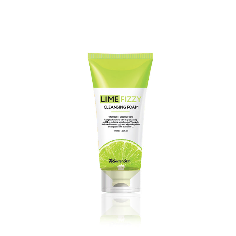 Own label brand, [SECRETSKIN] Lime Fizzy Cleansing Foam 120ml (Weight : 158g)