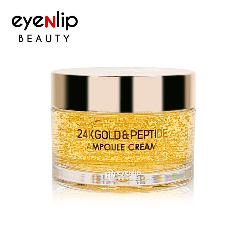 Own label brand, [EYENLIP] 24K Gold &amp; Peptide Ampoule Cream 50g (Weight : 138g)
