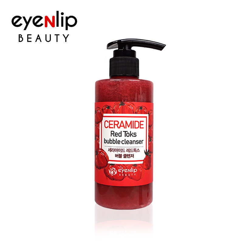 Own label brand, [EYENLIP] Ceramide Red Toks Bubble Cleanser 200ml (Weight : 280g)
