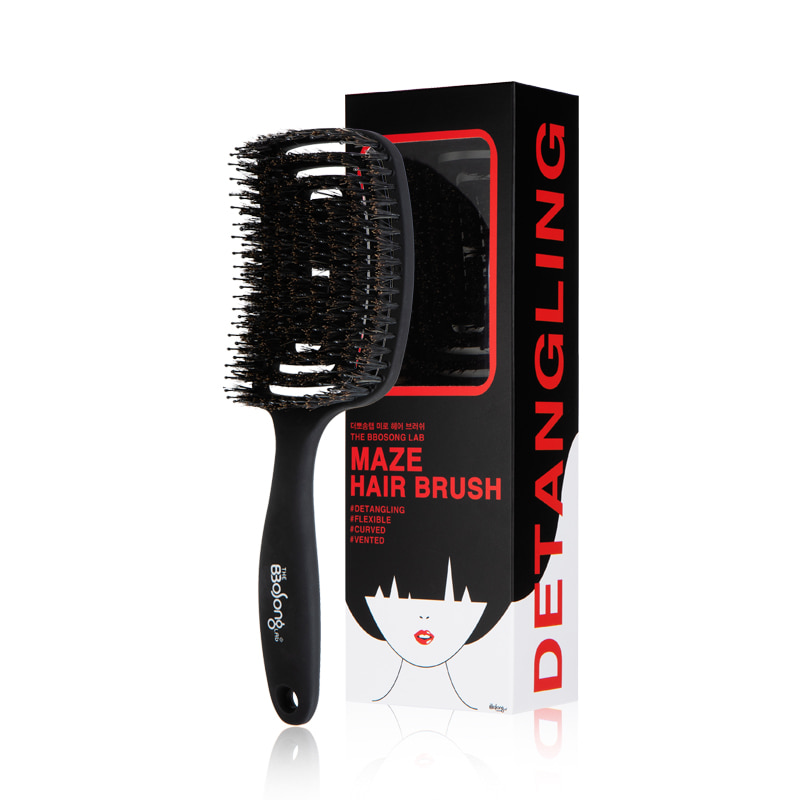 [THE BBOSONG LAB] Maze Hair Brush 85g (Weight : 124g)