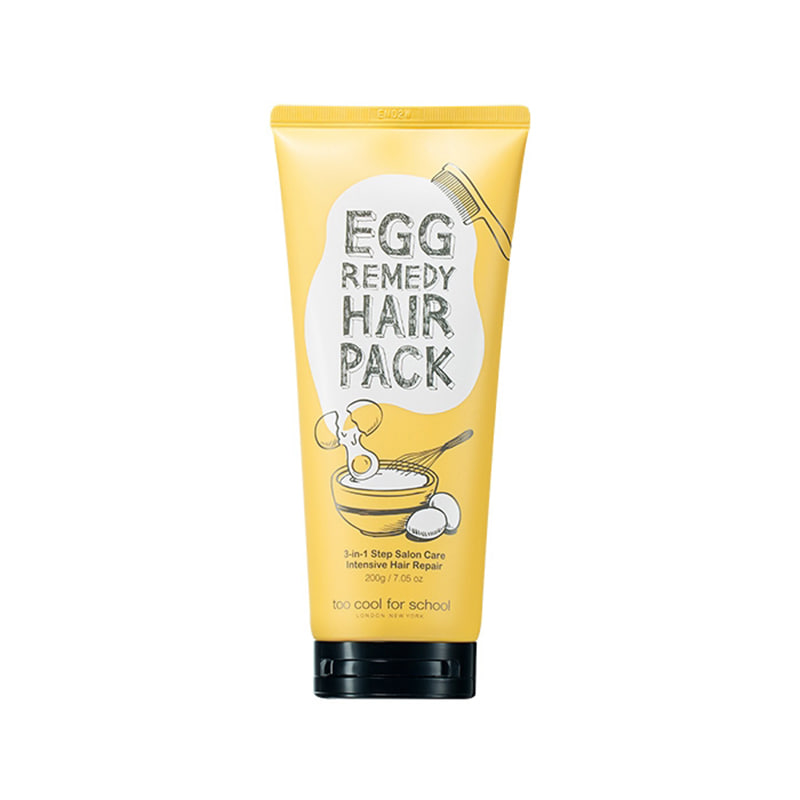 [TOO COOL FOR SCHOOL] Egg Remedy Hair Pack 200g (Weight : 245g)