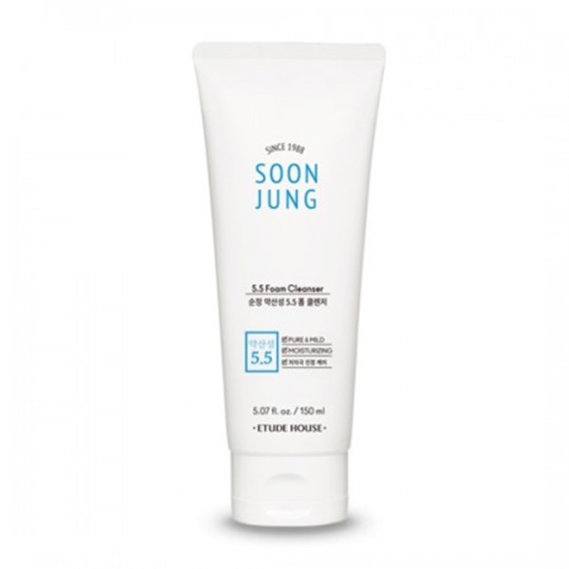 Own label brand, [ETUDE HOUSE] Soonjung 5.5 Foam Cleanser 150ml Free Shipping