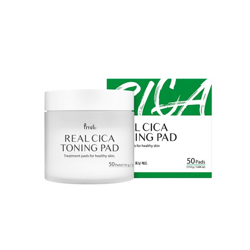 Own label brand, [PRRETI] Real Cica Toning Pad 110g (50pads) (Weight : 32g)