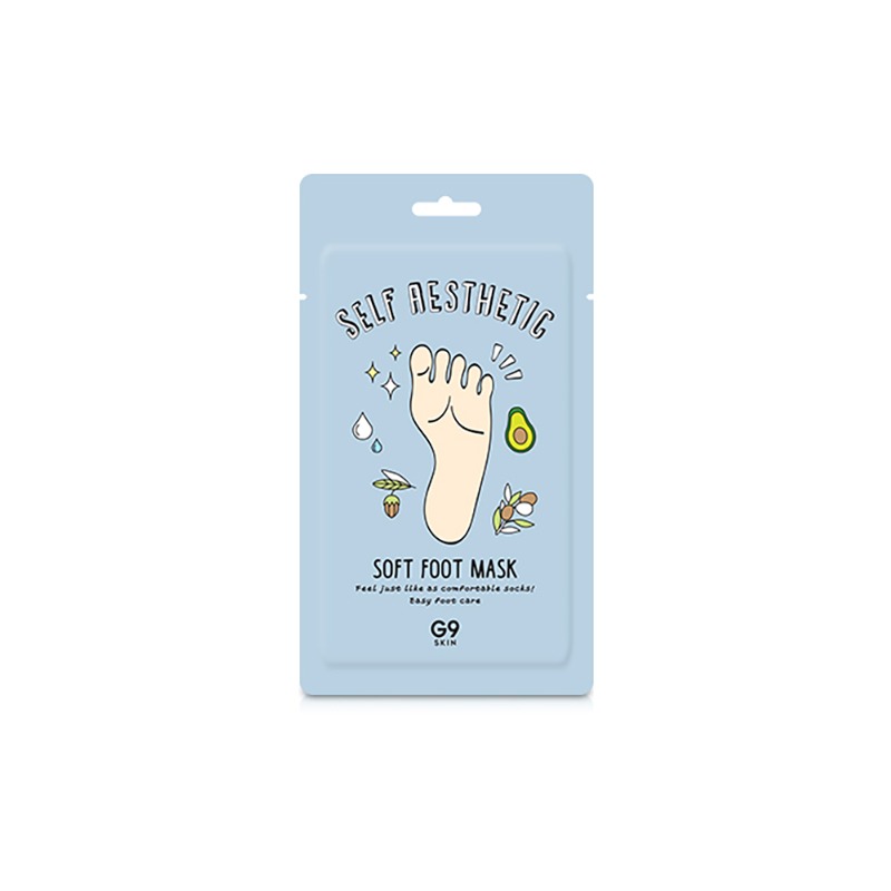 [G9SKIN] Self Aesthetic Soft Foot Mask 12ml (6ml*2ea) (Weight : 29g)