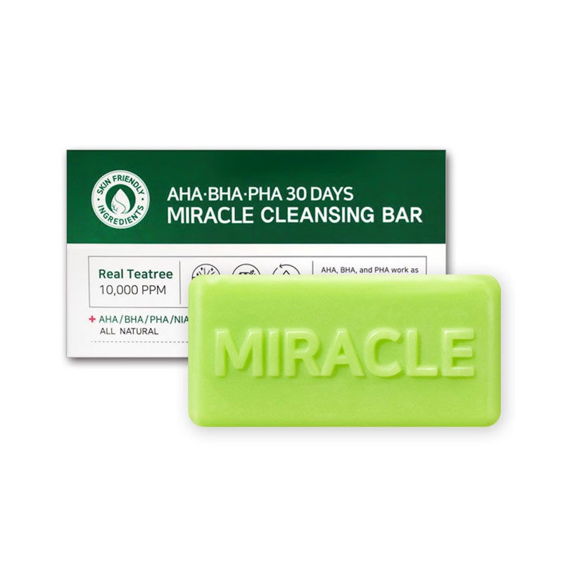 Own label brand, [SOME BY MI] AHA/BHA/PHA 30 Days Miracle Cleansing Bar 106g Free Shipping