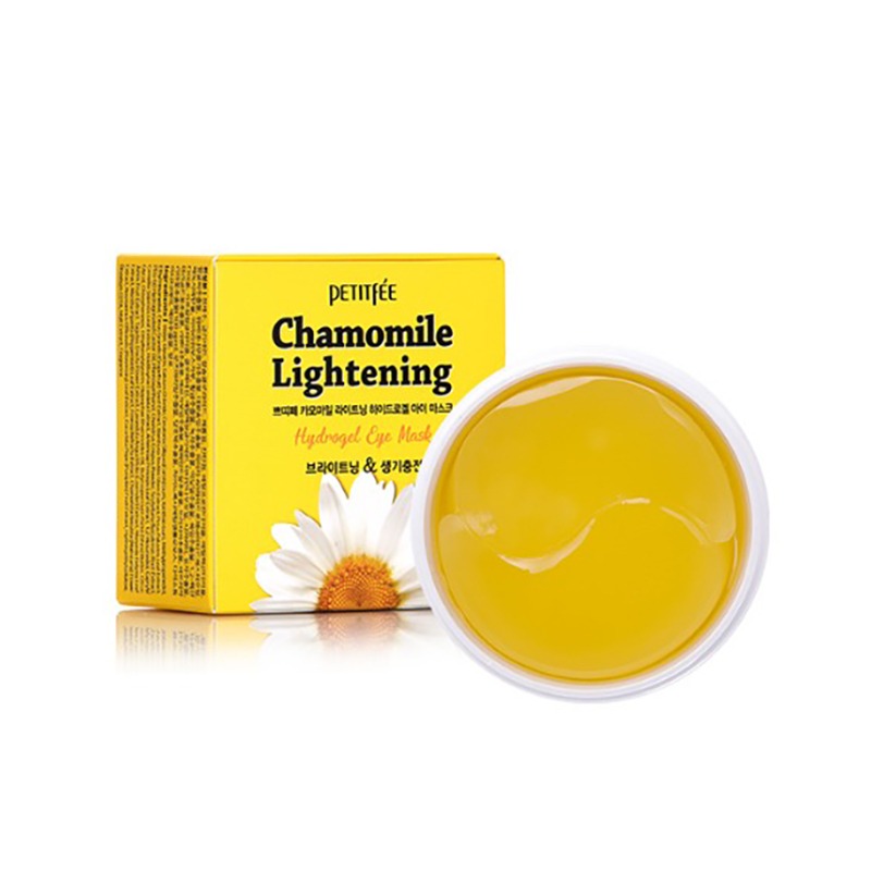 Own label brand, [PETITFEE] Chamomile Lightening Eye Mask 84g * 60sheets  (Weight : 176g)