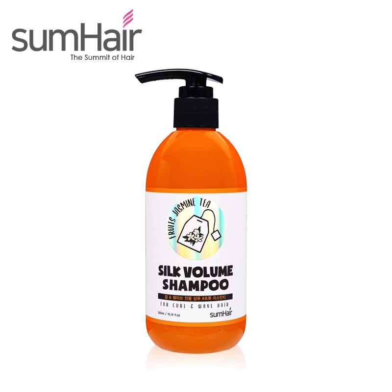 Own label brand, [SUMHAIR] Silk Volume Shampoo #Fruits Jasmine Tea 300ml (Weight : 372g)