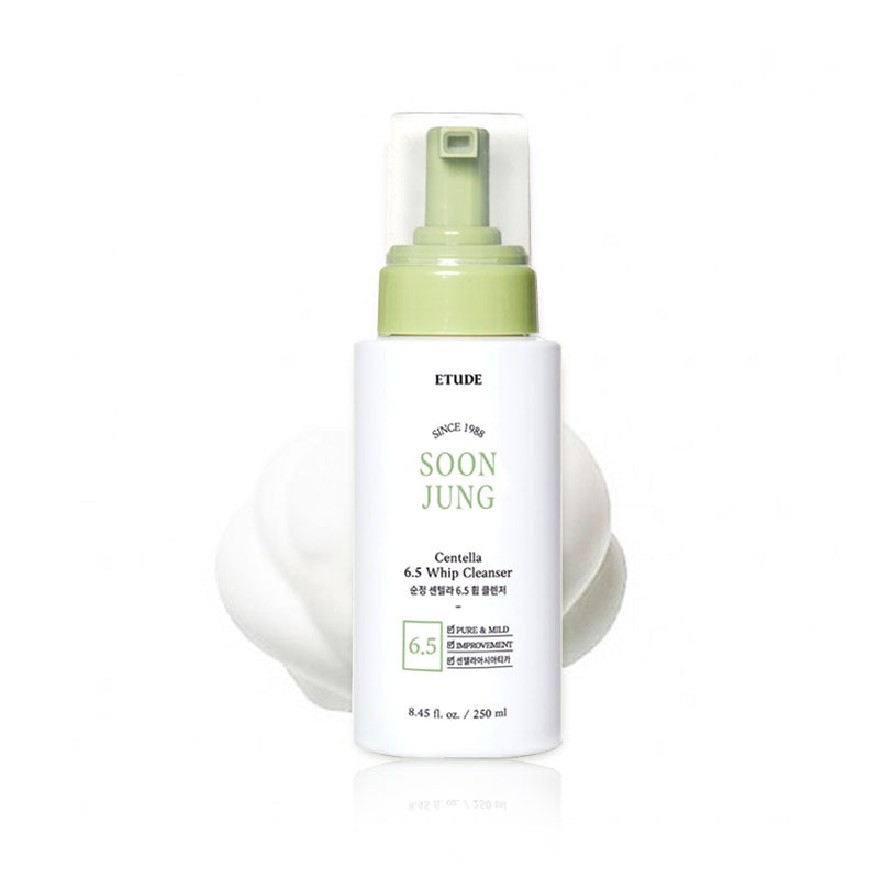 Own label brand, [ETUDE HOUSE] Soonjung Centella 6.5 Whip Cleanser 250ml Free Shipping